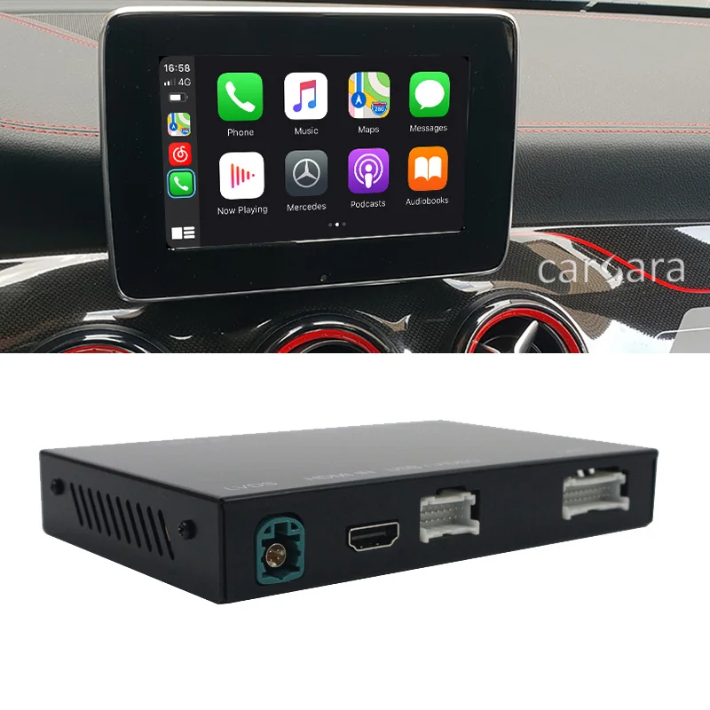 Bluetooth беспроводной Carplay для Mercede A B C E G GL GLA GLC ML CLS GLE GLS NTG4.5 4 7 5 0 Apple AirPlay Android автоигра |