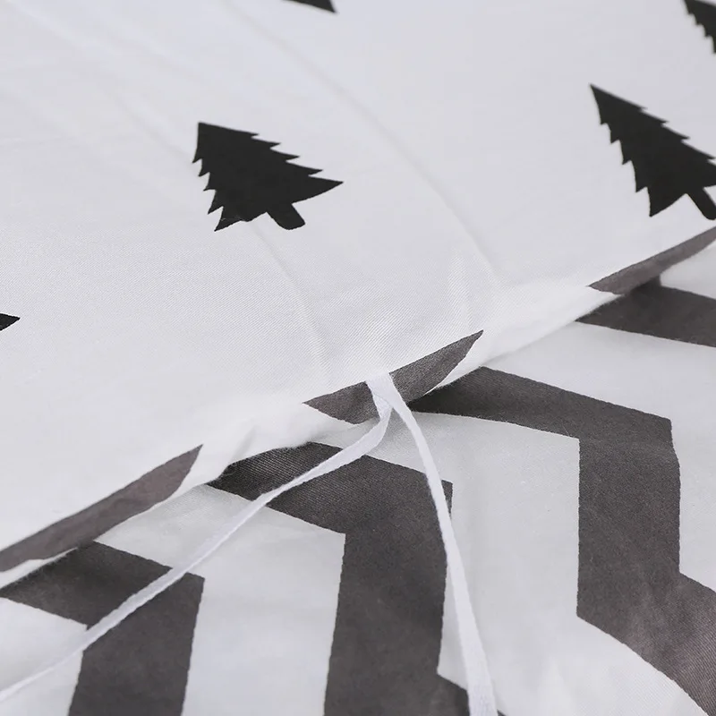 Комплект постельного белья для малышей бамперы Хлопковый чехол с принтом