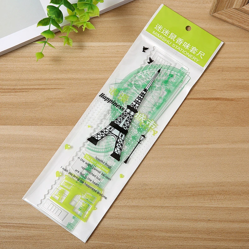 Новинка корейский стиль канцелярские товары для студентов линейка с треугольным
