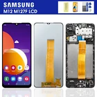 6,5 ''Оригинальный ЖК-дисплей для Samsung Galaxy M12 M127, сенсорный экран с цифровым преобразователем в сборе для SM-M127FNDS SM-M127FDS SM-M127GDS