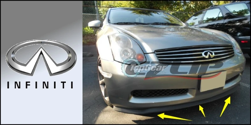 Для Infiniti I30 I35 A32 A33 бампер для губ/передний спойлер дефлектор TopGear друзья Тюнинг