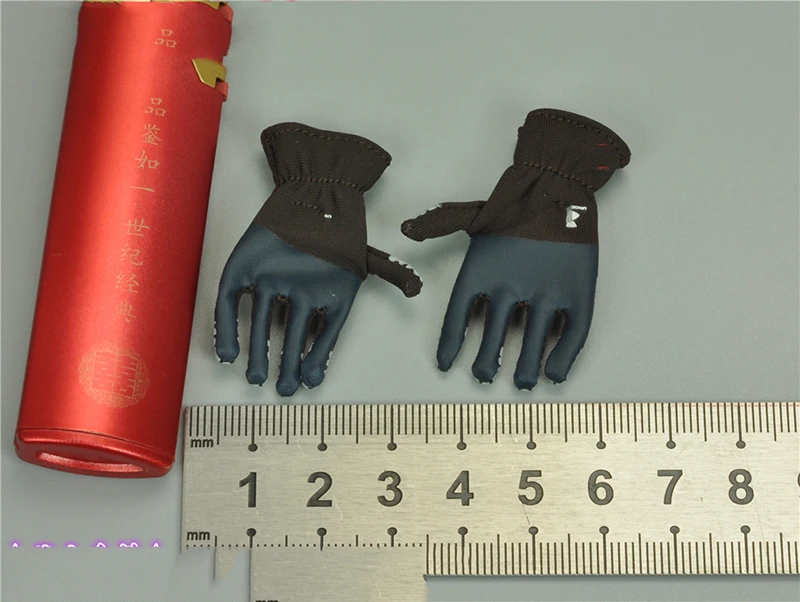 

1/6 Scale Delta Special Forces Grey and Blue Gloves Models for 12''Figure Bodies DIY