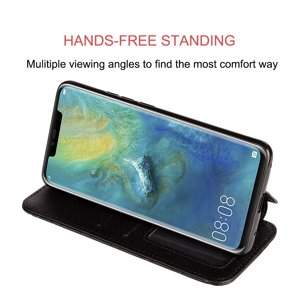 Роскошный Магнитный чехол-бумажник LAPOPNUT с откидной крышкой для телефона Huawei P30 Pro