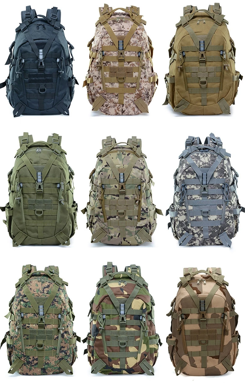 

Мужские уличные дорожные сумки, рюкзак для кемпинга и скалолазания, большой военный тактический рюкзак, армейская Военная штурмовая Сумка ...