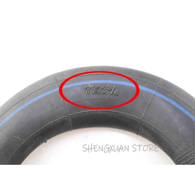 

free shipping 7x 1 3/4 with a Bent Metal Valve Stem inner tube for electric scooter 7 inch Butyl tire inner tube