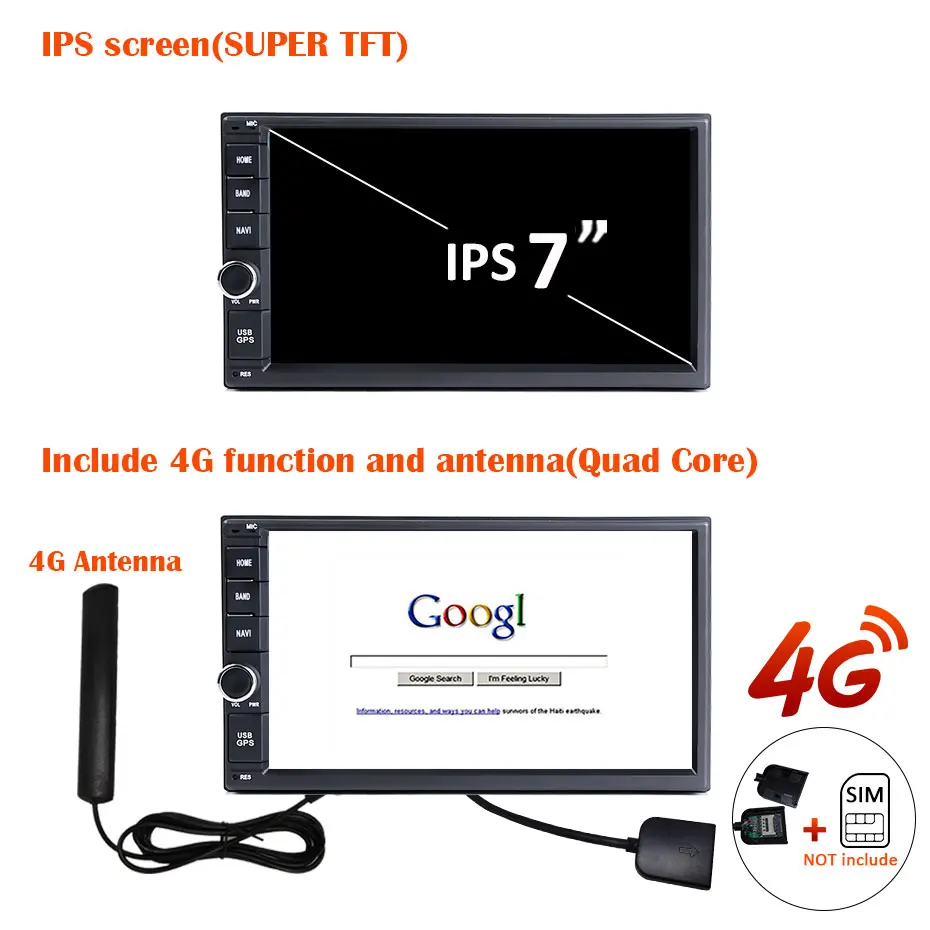 DSP IPS 64G 2 din Android 10 Универсальный 2din автомобильный Радио GPS стерео приемник