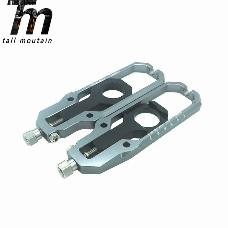 

For Suzuki GSXR 600 750 2006 2007 2008 2009 2010 CNC Aluminum Left & Right Chain Adjusters with Spool Tensioners Catena 5 Colors