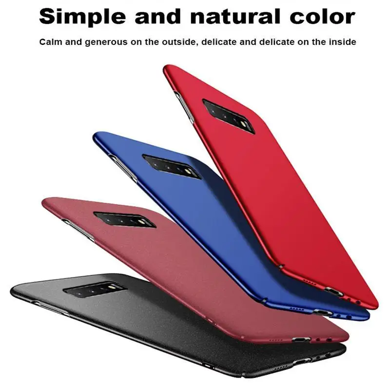 

Ultra-thin Magnetic Matte PC Phone Case For Samsung Galaxy S21 S20 S10 E S9 S8 Note 20 10 9 8 Plus Protection Cover