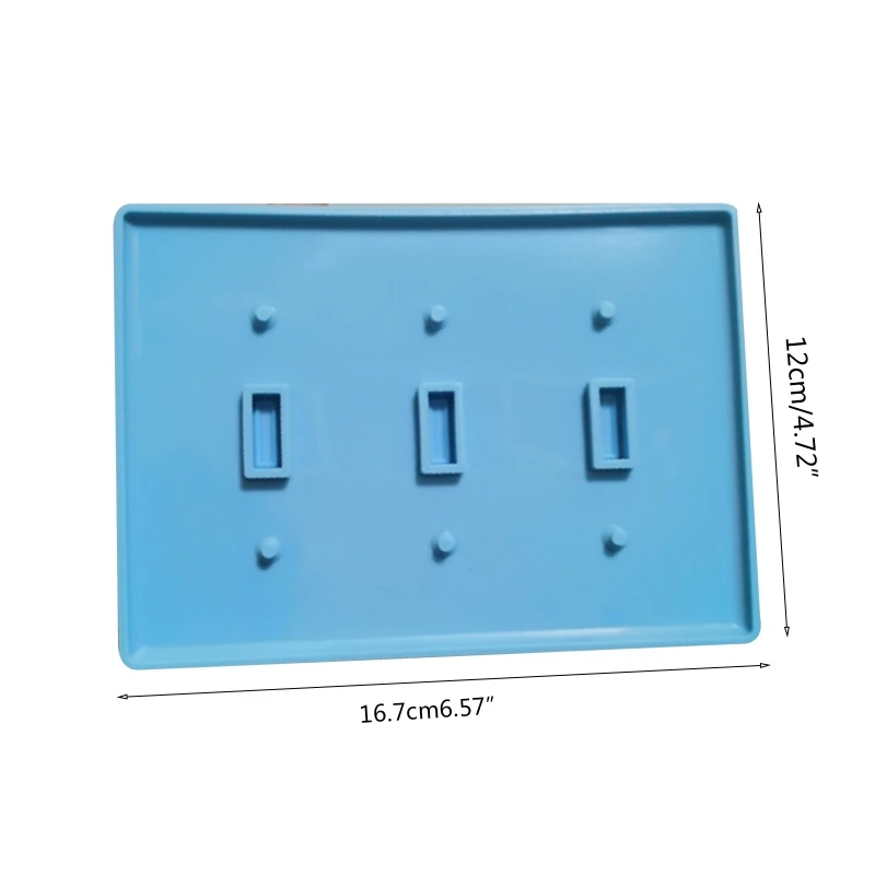 

DIY Switch Socket Panel Casting Silicone Mould Crafts Jewelry Making Tool Epoxy Resin Mold