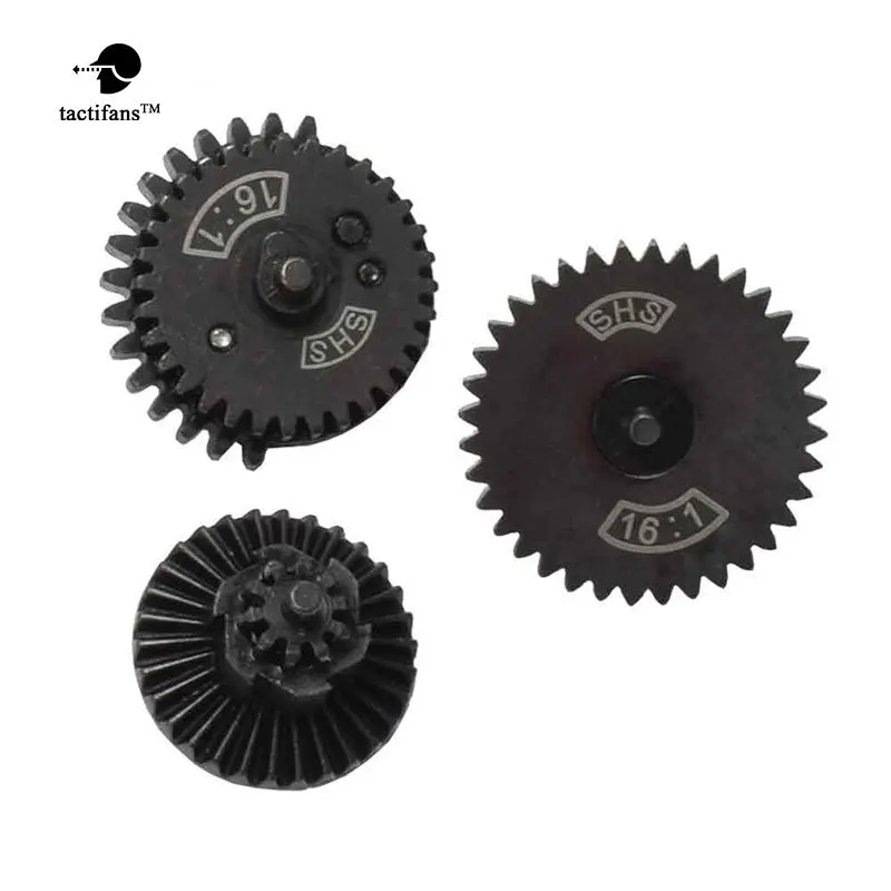 TACTIFANS SHS13: 1 16:1 18:1 32: 1 100:200 100:300 Высокая Скорость Шестерни Набор для Ver.2/3 AEG/отлив Airsoft Шестерни коробка задержки сектор зажим