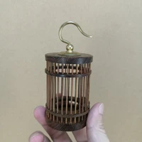 small cage for grillos redwood redwood tie mouth gold sandaling insect cage mouth guo guo bamboo oil gourd cage 2021