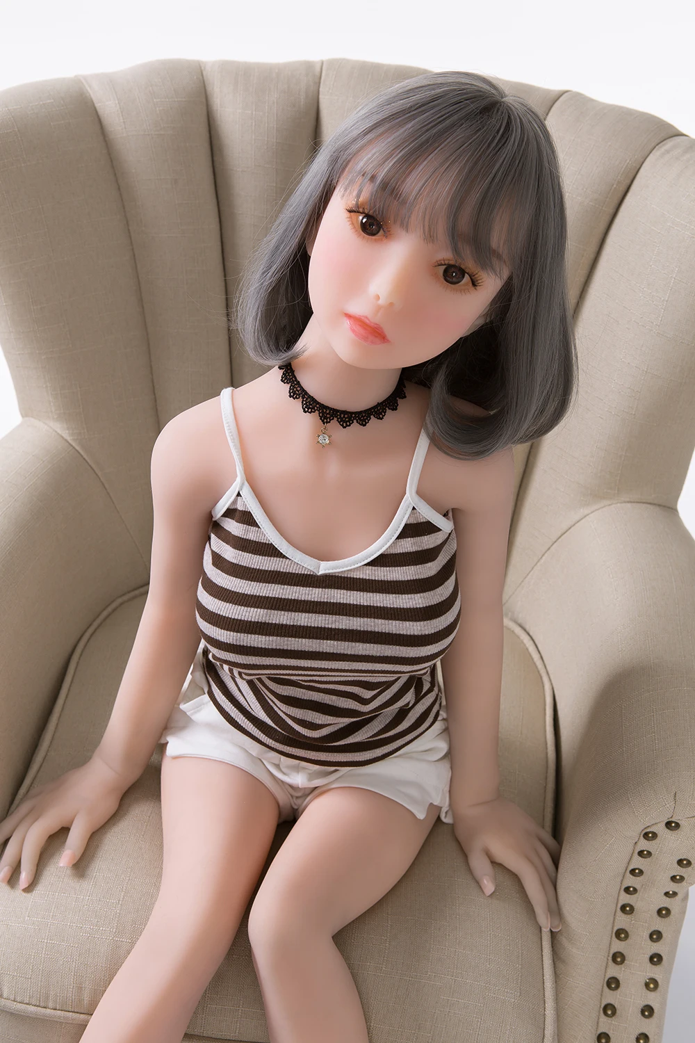 115 см милая Силиконовая секс кукла Реалистичная для любви японская искусственная