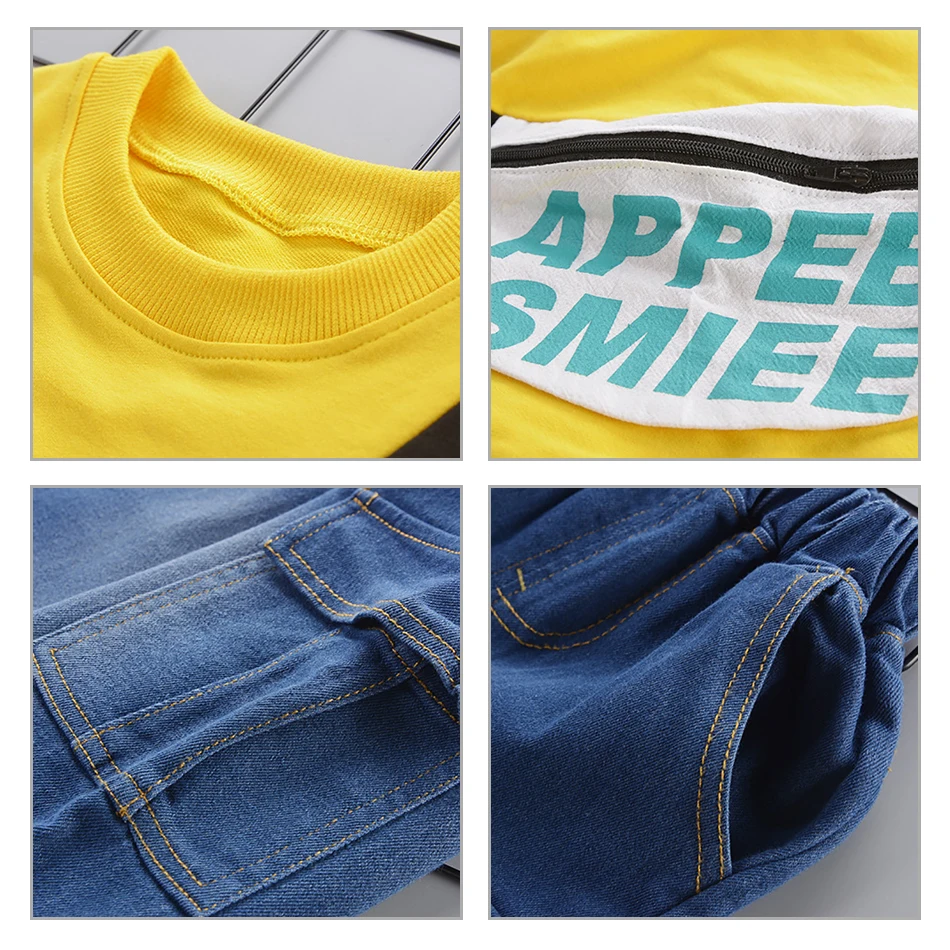 Осенняя детская одежда комплект детской одежды на весну: рюкзак с длинным