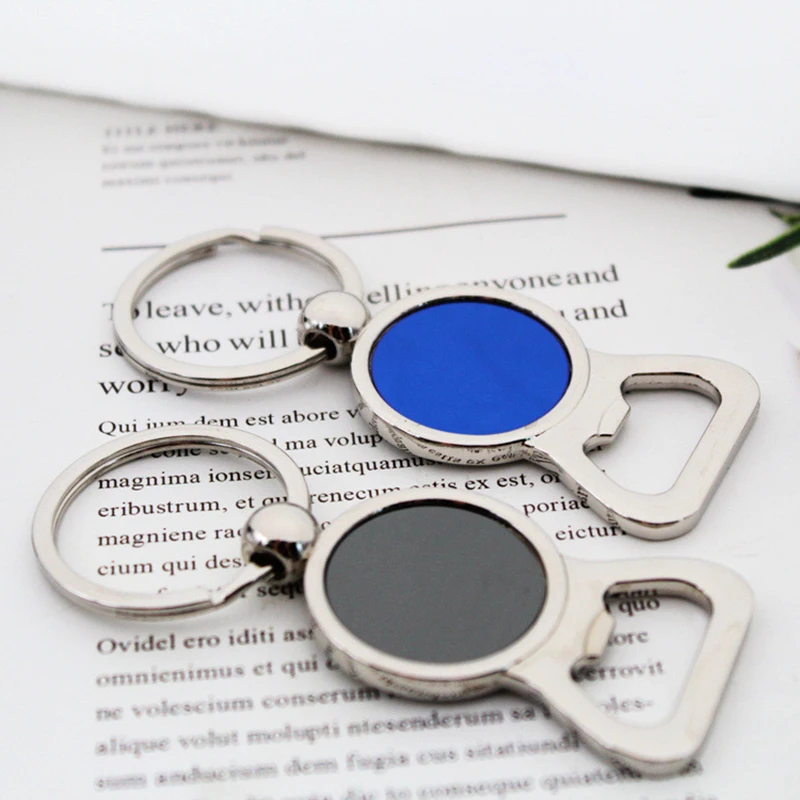 

New Trendy Classic High Quality Metal Stainless Steel Keychain Unisex Bottle Opener Keychain Fashion Jewelry Ornaments Wholesale