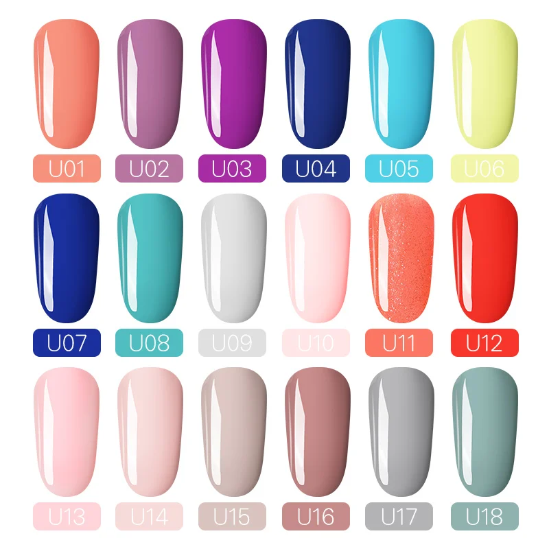 WHID CHIC Fall And Winter Colors Nail Gel Polish Bling Sequins Soak Off LED UV Varnish Art varnish |