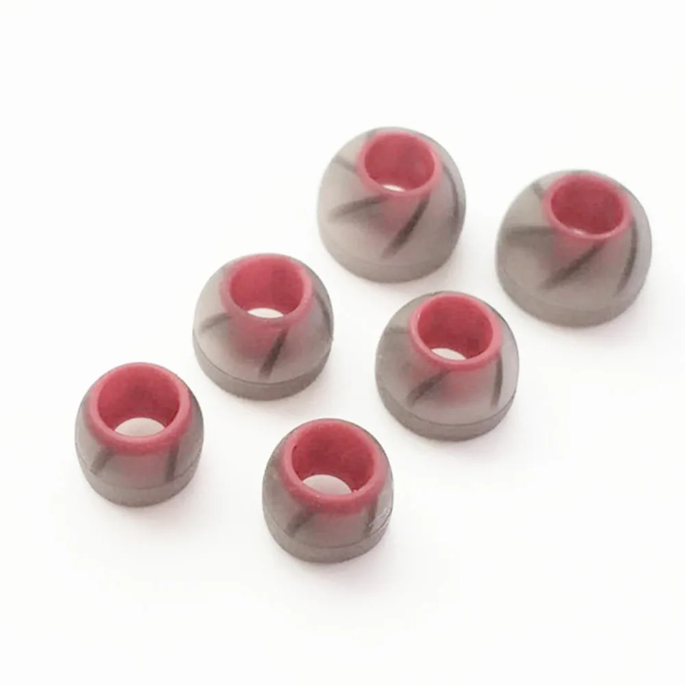 3 пары (6 шт.) силиконовые гелевые насадки для наушников типа L M S универсальные