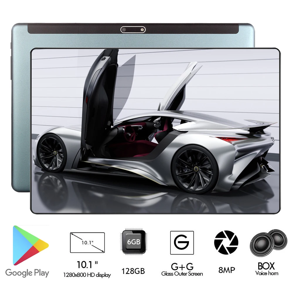 Perkbox 10 дюймов планшет 3g 4G FDD LTE Восьмиядерный 6 ГБ ОЗУ 128 Гб ПЗУ 1280X800 ips Android 9,0 OS gps планшеты 10 10,1 подарок для детей