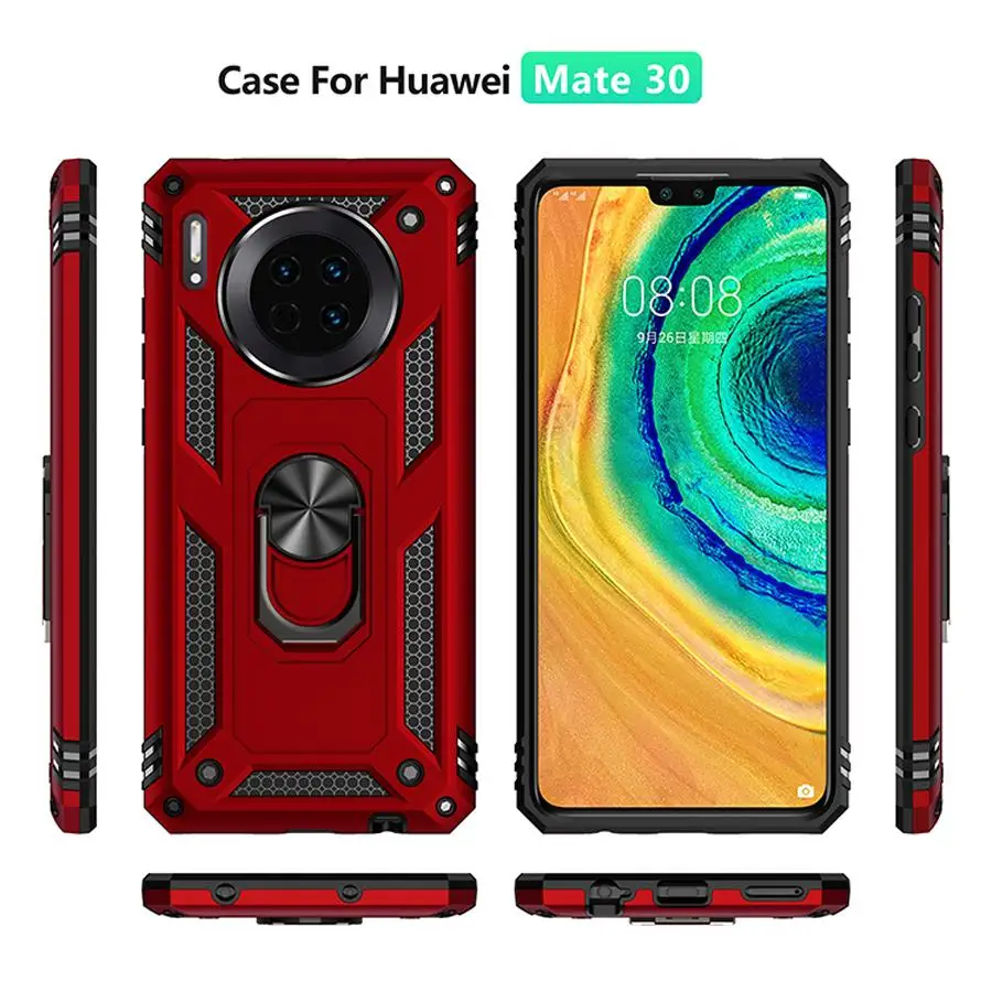

Magnetic Ring Case For Huawei P Smart Z P30 P40 Pro Mate 20 30 Nova 5i Honor 10 Lite Y5 Y6 Y7 Y9 Prime 2019 Silicone Armor Cover
