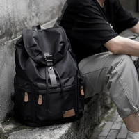 large capacity travel backpacks for men school bags vintage waterproof daypack black ultralight 14 inch laptop backpack bag
