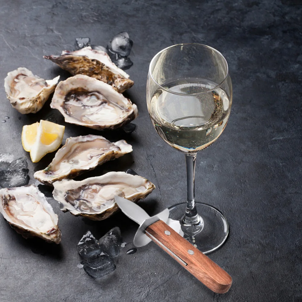 

1Pc Stainless Steel Oyster Shucking Cutter Shellfish Opener Oyster Shucker Tool