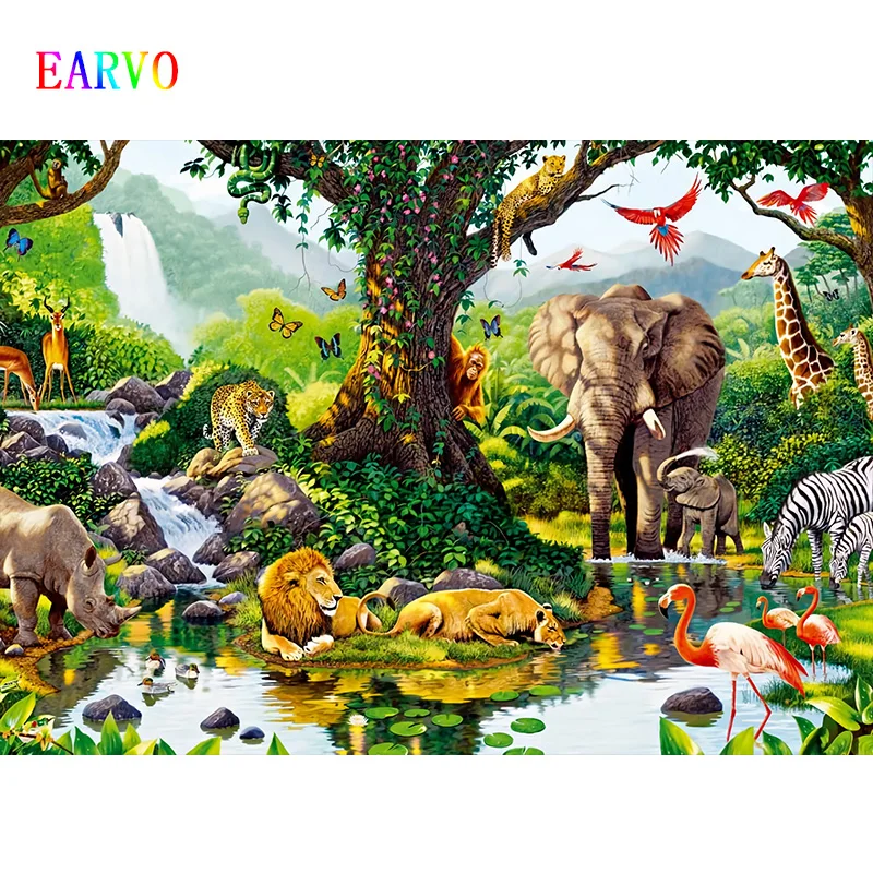 

European and American field Wildlife Photographic Background Party background Photographic Backgrounds cloth For the Photo Studi