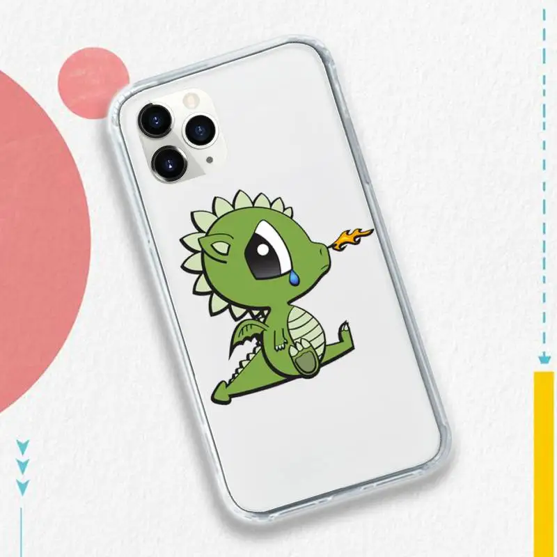 

Little dinosaur foal Phone Case Transparent soft For iphone 5 5s 5c se 6 6s 7 8 11 12 plus mini x xs xr pro max