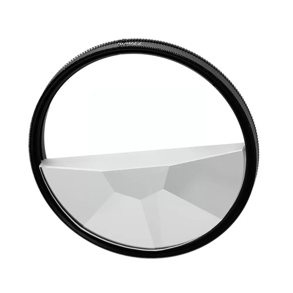 

77 мм раздельный фильтр для камеры с диоптриями ручной поворотный эффект фильтр для камеры специальный объектив Луна Призма половина фотогр...