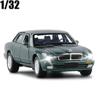 132 xj6 alloy car model die cast pull back sound and light collectibles childrens toy free shipping