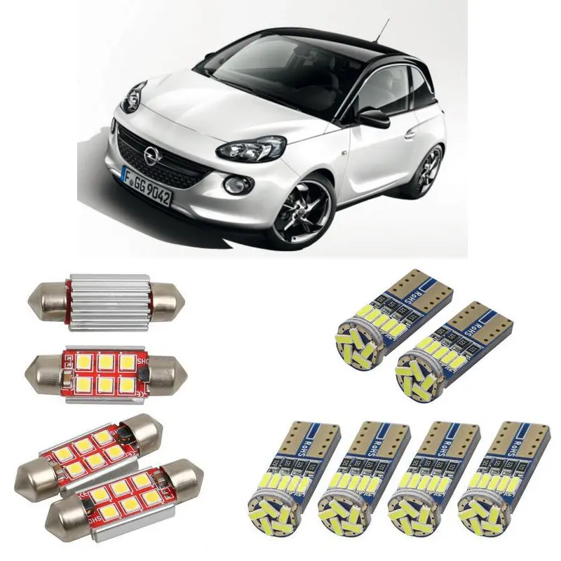 

Сверхъяркие Внутренние светодиодные Автомобильные фары для Opel adam m13 хэтчбека agila a гармон для хэтчбека автомобилей