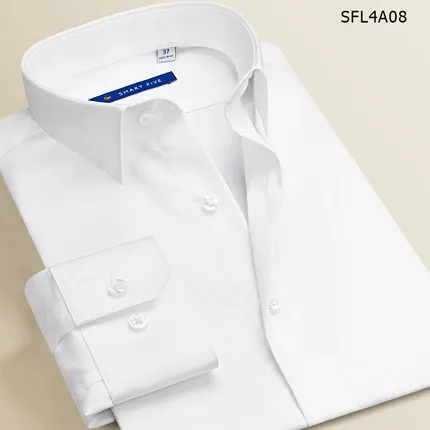 Мужские хлопковые рубашки размера плюс XS-5XL 6XL, мужские рубашки с длинным рукавом, мужская одежда SFL4A47 - Цвет: sfl4a08