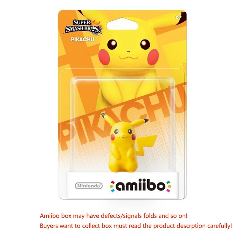 Pikachu Фигурка Amiibo Super Smash Bros. Серия Для nintendo переключатель Фирменная Новинка - Цвет: Pikachu