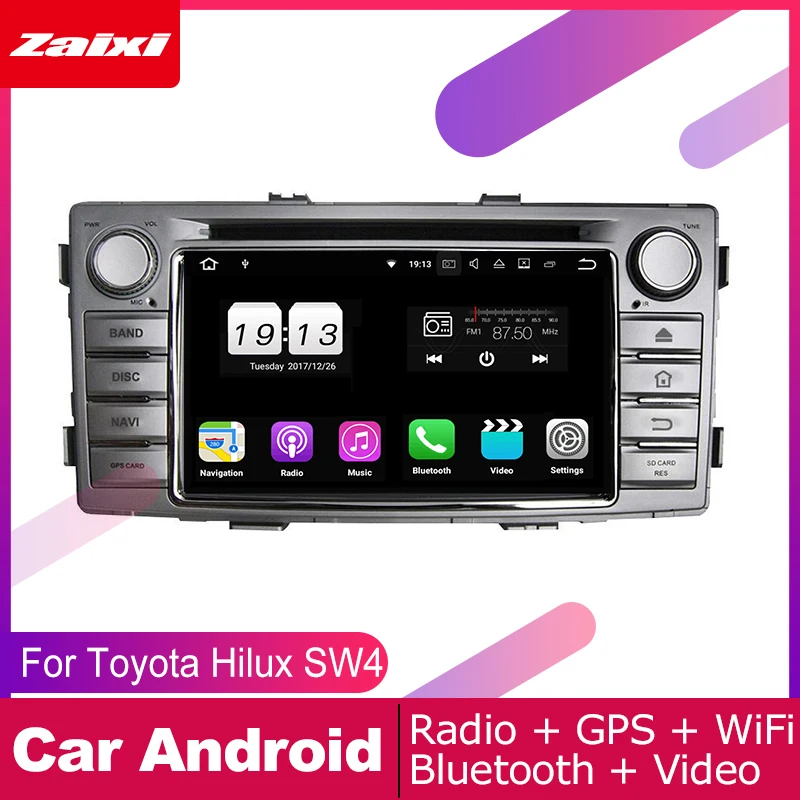 For Toyota Hilux SW4 2012 2013 2014 2015 Accessories Car Android Multimedia Player GPS Navigation Radio Stereo Video System 2din |