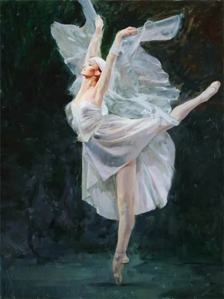 Полная Алмазная вышивка образ балета девушка картина вышивки крестом украшение