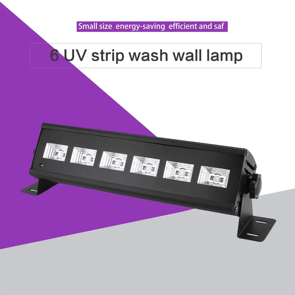 

Remote Control UV Purple Long Wall Wash Wall Lamp Voice Control Dance Lamp Special Effects for Wedding Christmas Halloween