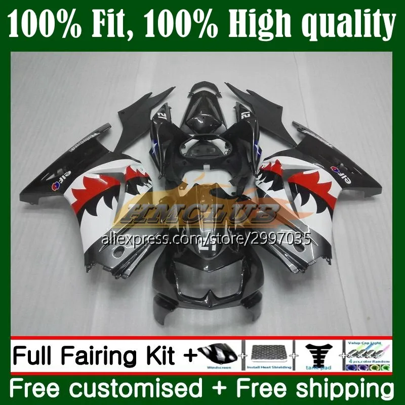 

Инъекция для KAWASAKI NINJA EX ZX 250R 250 R 21No.7 ZX250R 2008 2009 2010 2011 2012 EX250 08 09 10 11 12 обтекатель Акула Рыба