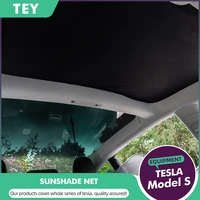tey tesla model 3 glass roof for tesla model 3 roof sunshade skylight blind shading net protector tesla model three accessories