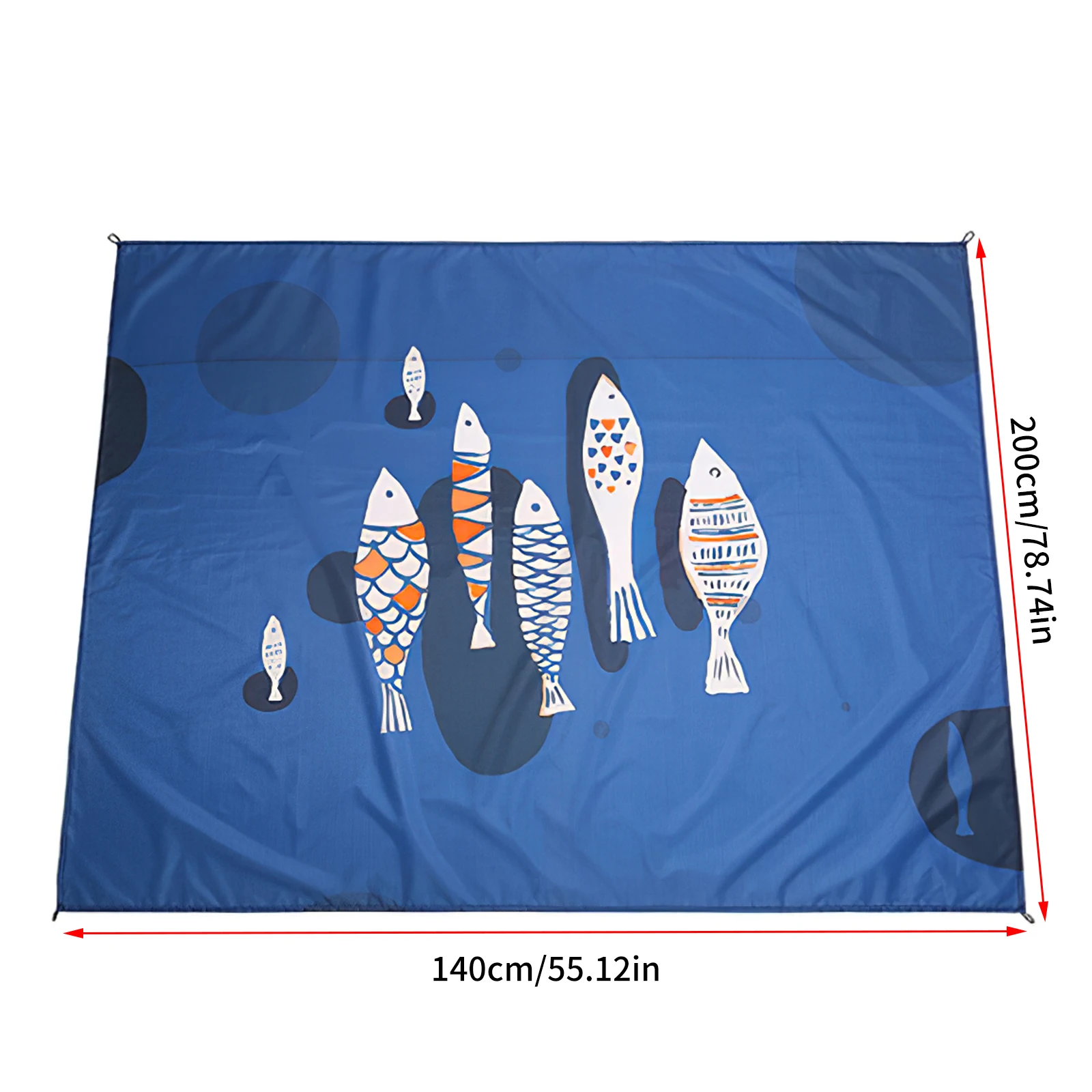 

1.4M*2M Camping Mat Beach Blanket Outdoor Grounding Mat Mattress Picnic Pocket Carpet Rug Portable Folding Sleeping Bed Pad