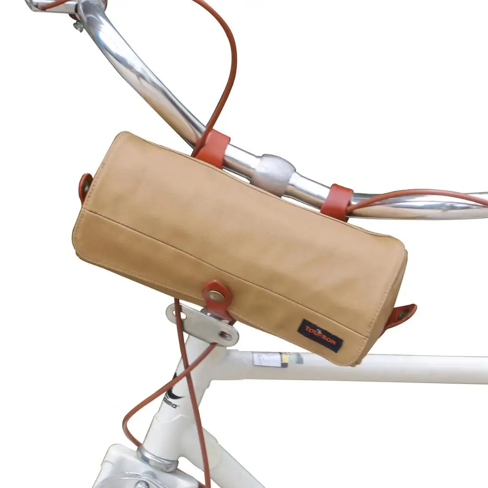 Винтажная Холщовая Сумка Tourbon на руль сумка верхней трубе вощеная