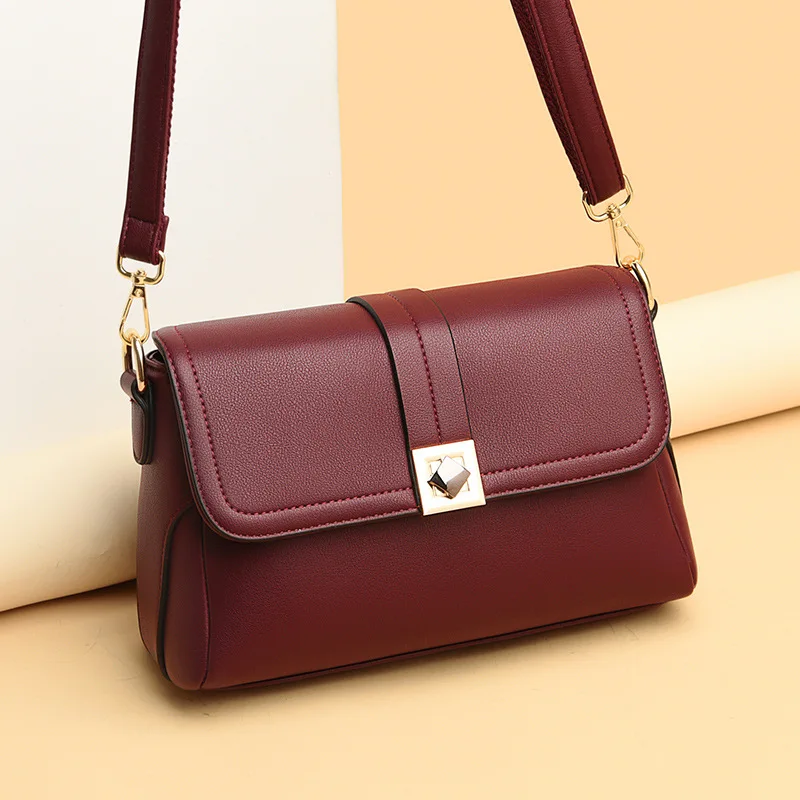 

new brand-name handbag rhombic shoulder bag large-capacity Joker chain bucket bag small square bag handbag XBQ67-XBQ73