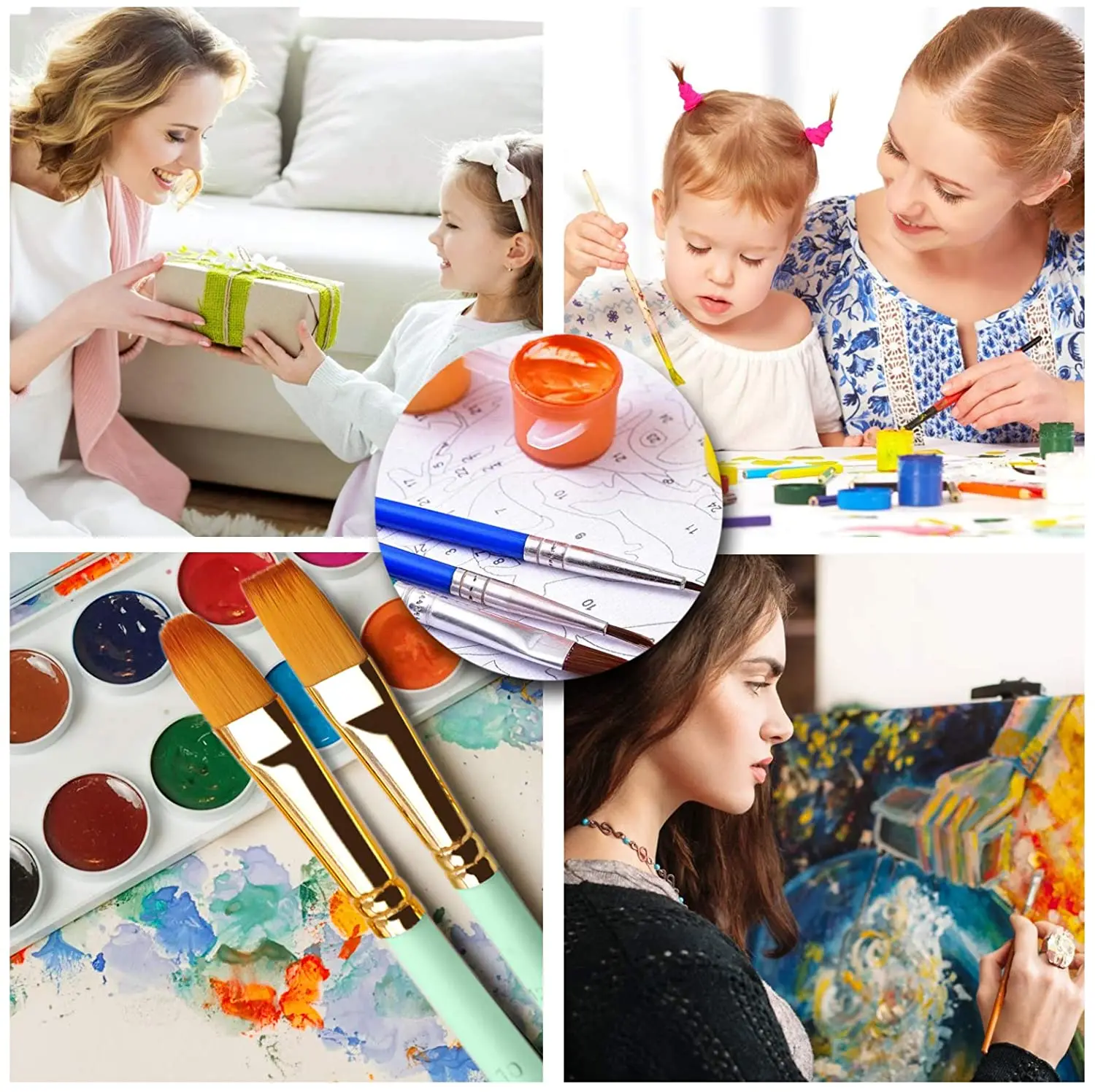 

AMTMBS DIY Frame Cartoon Game Anime Picture By Number Kits Hand Painted Paint By Number For Children's Living Room Decor