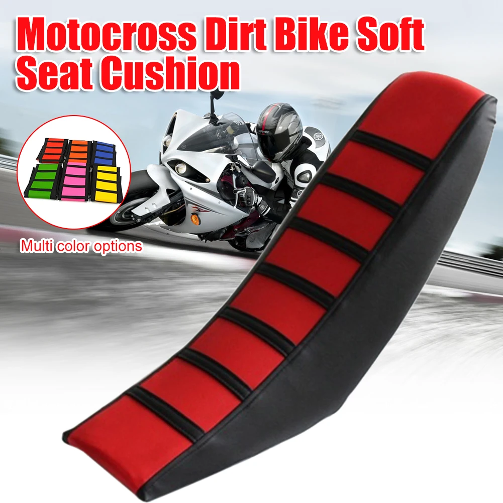 

Off-road motorcycle seat cover cushion double seat PVC seat cushion Cross-country Dirt Bike Soft Seat for Honda Kawasaki Suzuki