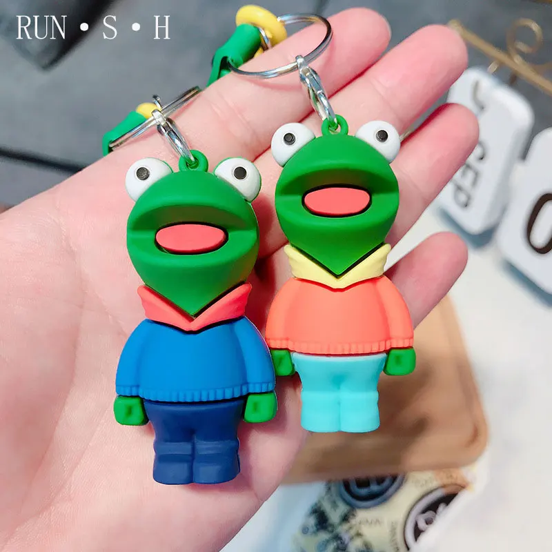 Корея креативный мультфильм DIY брелок с дизайном лягушка унисекс индивидуальный