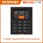 Умная беспроводная система безопасности Staniot Tuya 2G WIFI GSM C500 с поддержкой приложений IOS и Android и дистанционным управлением,Горячие продажи в России, поддерживает 10 языков