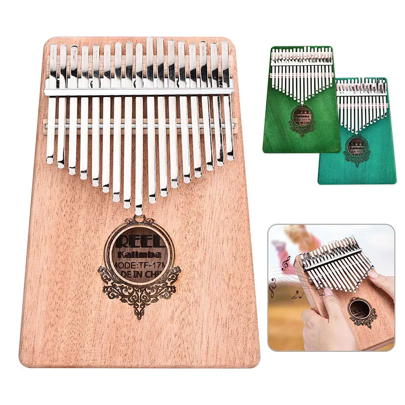 Kalimba большой палец пианино Mbira музыкант студент из красного дерева сырье цвет