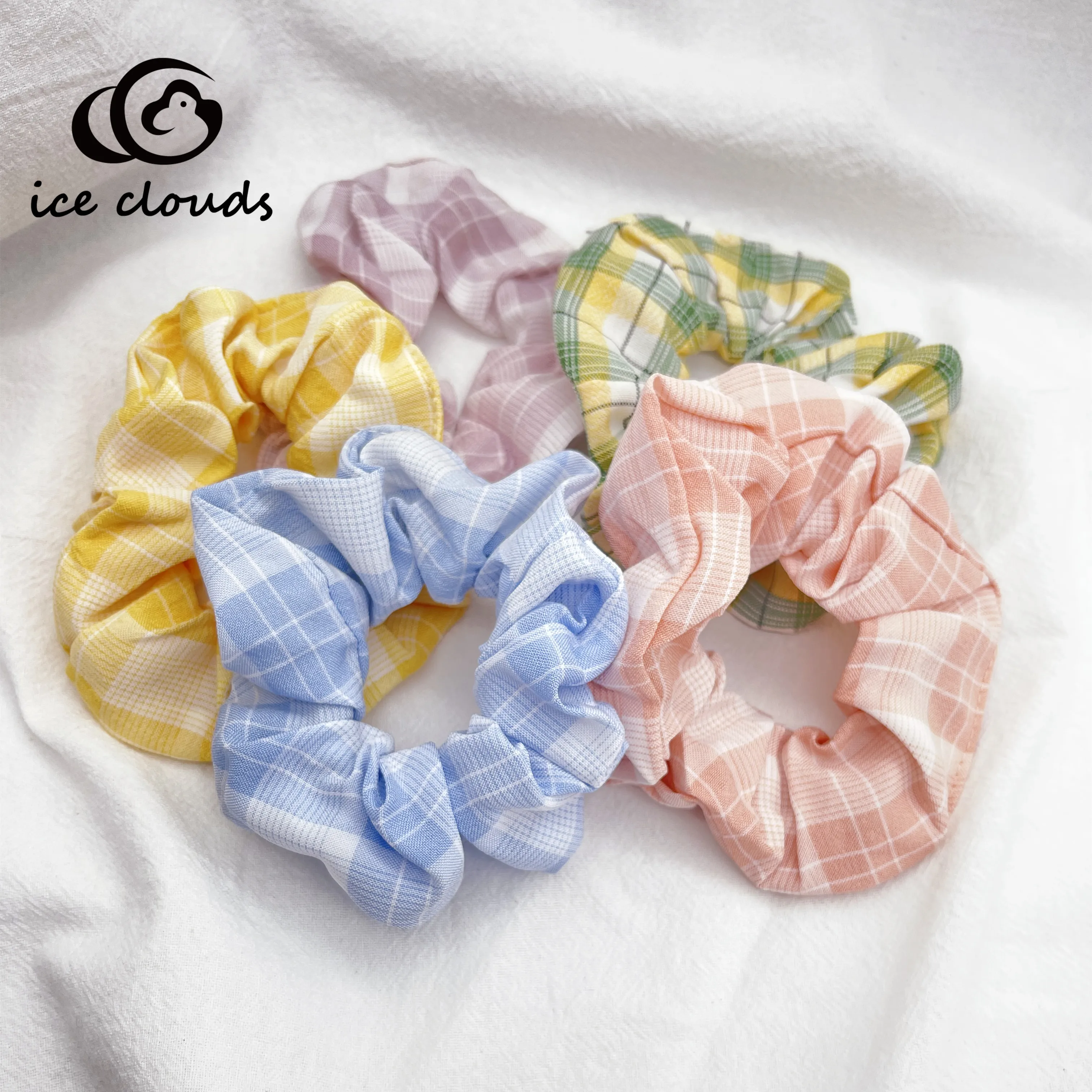 

Women Hair Bands Hair Accessories Chiffon Scrunchies for Girls Lace Dot Hair Tie Elastics Bezel Women Ponytail Headbands 1pcs