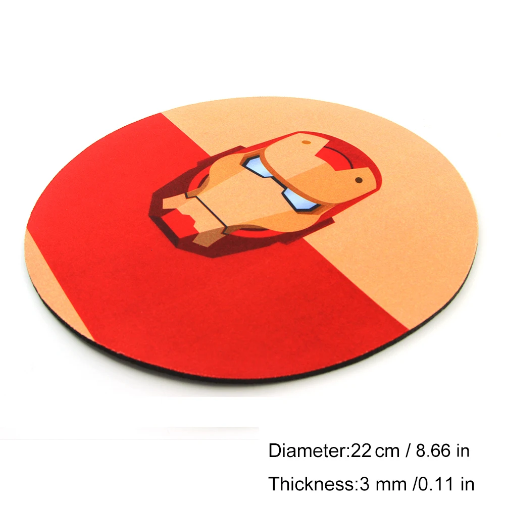 CHYI iron man Беспроводная Бесшумная компьютерная мышь 2,4 ГГц эргономичный оптический геймер Mause с ковриком для мыши для ноутбука Marvel Lover