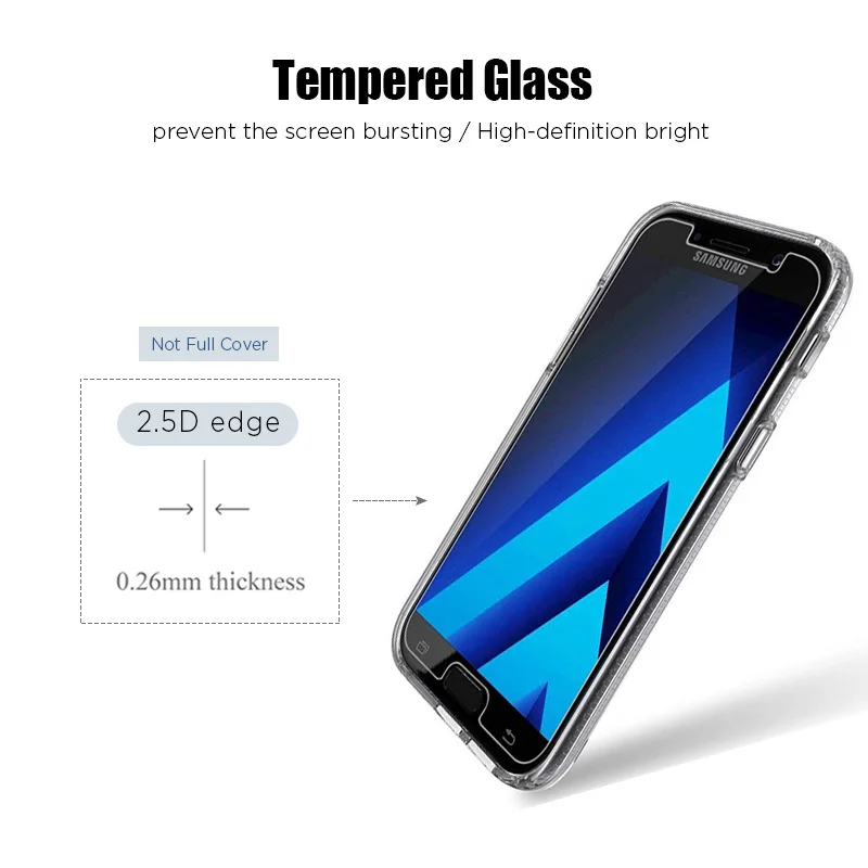 Закаленное стекло для Samsung Galaxy 7 5 4 3 2 10 Lite HD Knockproof Защитное J1 Mini Prime Nxt Ace защитная