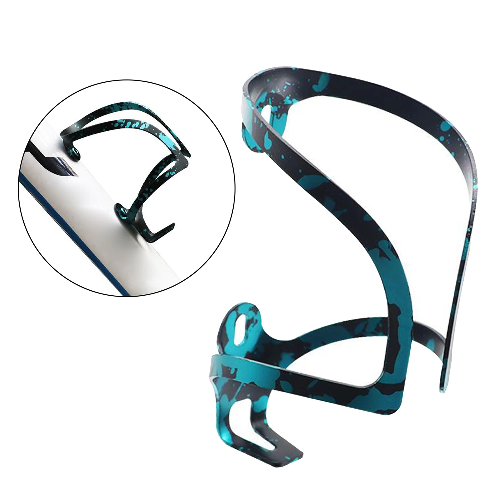 

Cycling Bike Bicycle Aluminum Alloy Handlebar Water Bottle Holder Cages Colorful