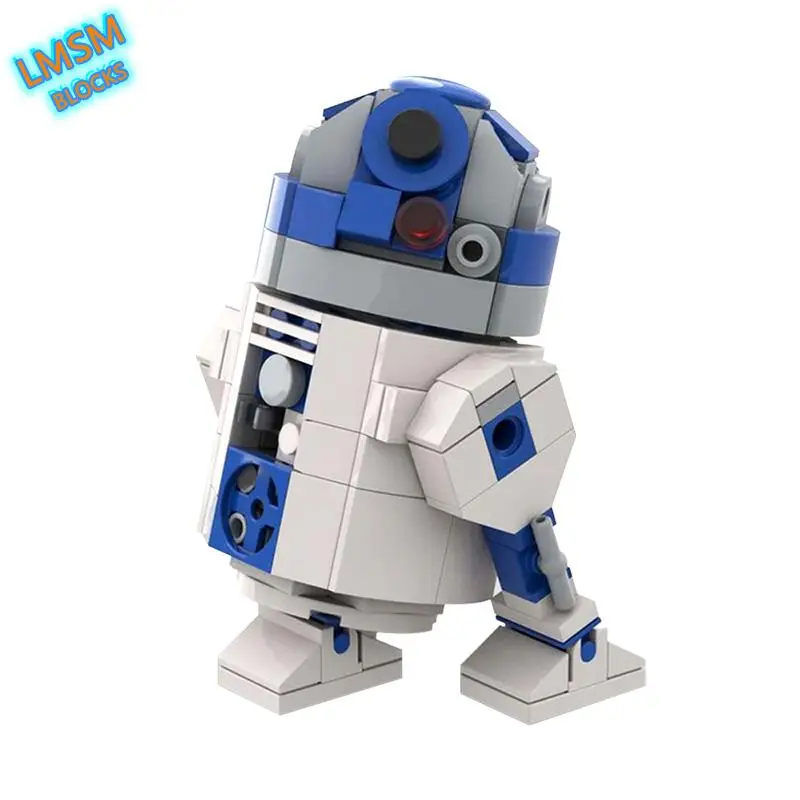 

star space series R2-D2 Droid Battle robot Model Building Blocks Military Weapons Blocks collection creator Children's Toys