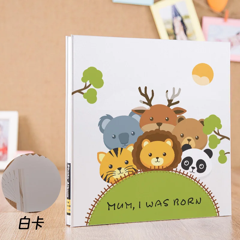 Детский фотоальбом воспоминания держатель для фотокарт детский альбом